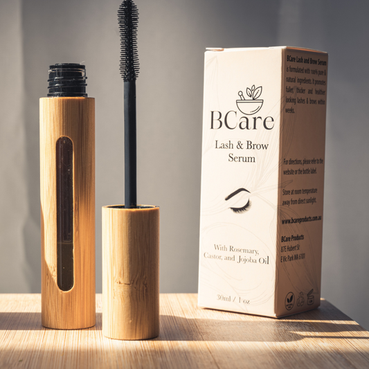 BCare Lash & Brow Serum with Bamboo Mascara 5ml - Refillable